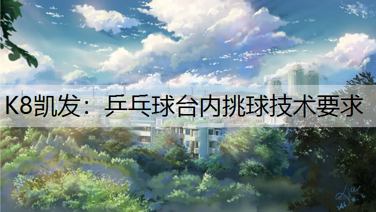 乒乓球台内挑球技术要求